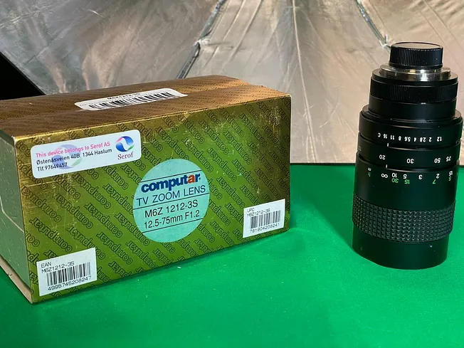 Computer C Mount Zoom linse 12,5 – 70 mm f 1,4